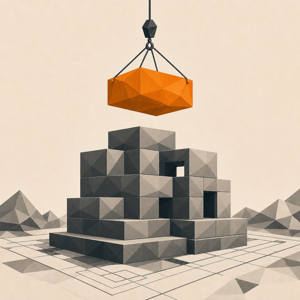 Una estructura que se construye bloque a bloque, nivel a nivel